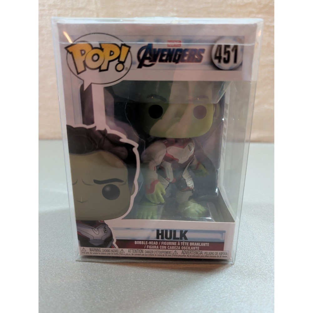 Funko Pop Marvel Avengers Endgame Hulk 451 Vinyl‎ Bobble-Head Figure Team Suit